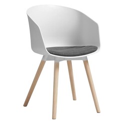 Picture of Johnna Dining Armchair Polypropylene White Iniko