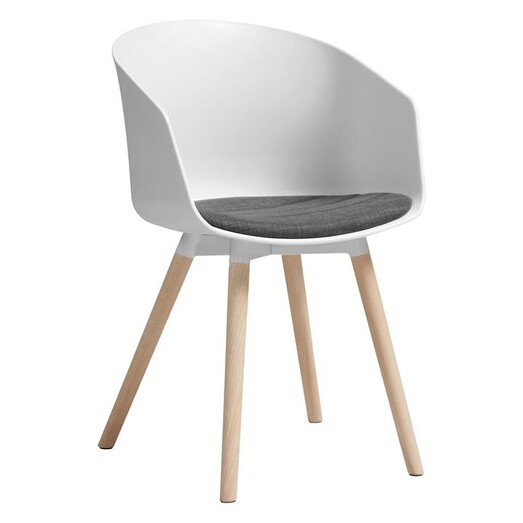 Picture of Johnna Dining Armchair Polypropylene White Iniko