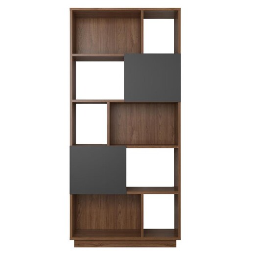 Picture of Johnson 5-Tier 2 Door Bookcase Chipboard Assorted U.S Designs