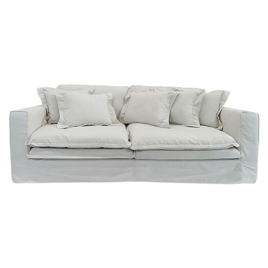 Picture of Joshua 3 Seater Sofa Polyester White Haven Searles Homewares