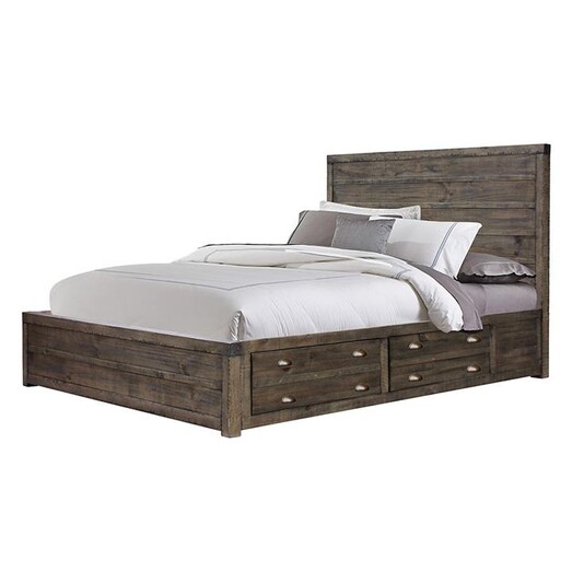 Picture of Joshua Bed With Drawers Wood Fossil Beaumont & Braddock