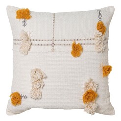 Picture of Josie Cushion in White/Yellow by j.elliot HOME