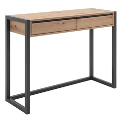 Picture of Jovan Console Table Chipboard Natural/Black U.S Designs
