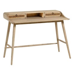 Picture of Julia Rattan & Timber Desk Natural Vida & Co.