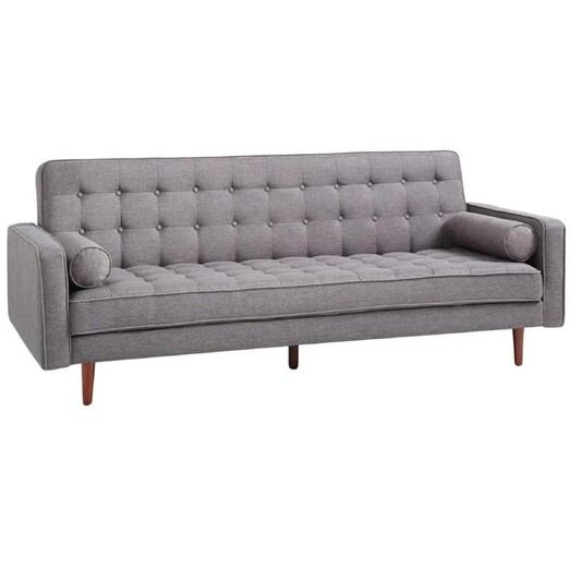 Picture of Julie Modern Scandinavian Fabric 3-Seater Sofa Bed - Dark Grey