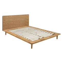 Picture of Juniper Timber Platform Bed Wood Oak Life Interiors
