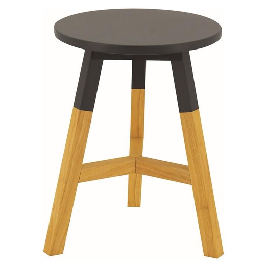 Picture of Kabelo Stool, Natural/Graphite Wood Iniko