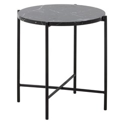 Picture of Kacy Side Table MDF Black/White Iniko