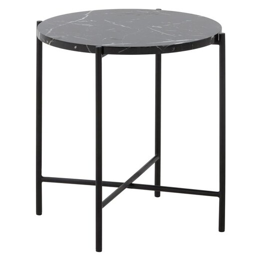 Picture of Kacy Side Table MDF Black/White Iniko