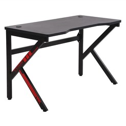 Picture of Kadence Adjustable Gaming Desk Wood Black Regal Royal Design