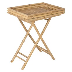 Picture of Kai Bamboo Tray Side Table in Timber by Casa Uno