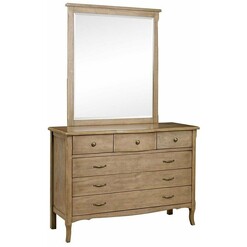Picture of Kale French Provincial Solid Wooden Chest Of Drawers Dresser Sideboard - Natural