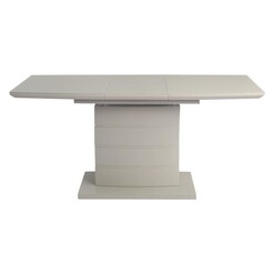 Picture of Karla Extendable Dining Table MDF White Matte Bay Road Designs