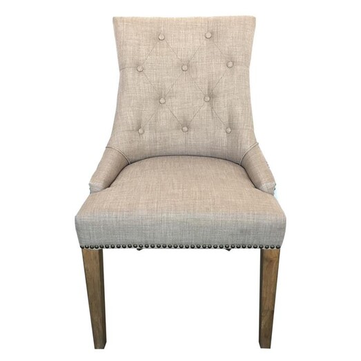 Picture of Karlo Dining Chair, Beige Fabric Dover Mason