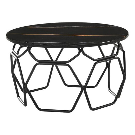 Picture of Karmen Side Table Marble Black Iniko Picture of Karmen Side Table Marble Black Iniko