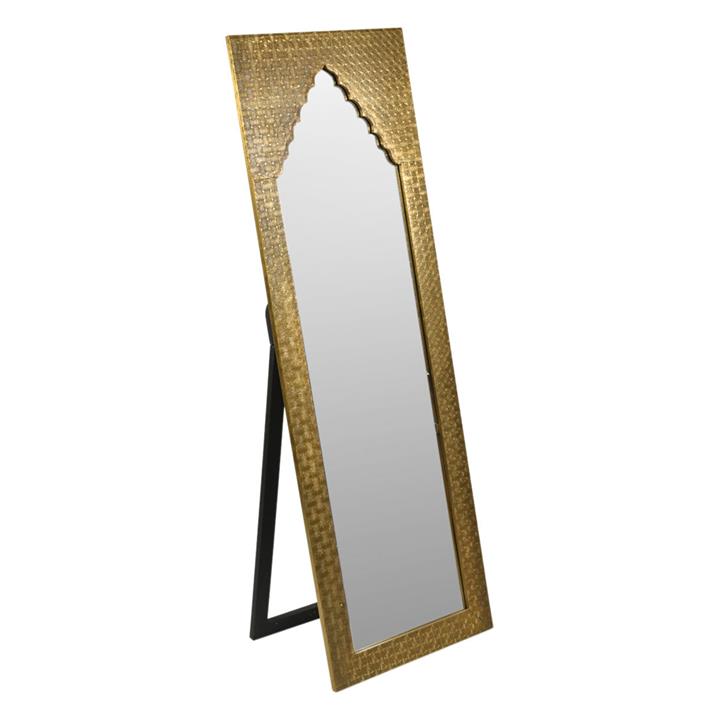 Picture of Kasbah Mirror, Brass MDF Antique Brass Casa Uno