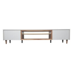 Picture of Kelly Entertainment Unit MDF White/Natural Citron Life