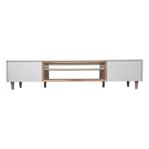 Picture of Kelly Entertainment Unit MDF White/Natural Citron Life