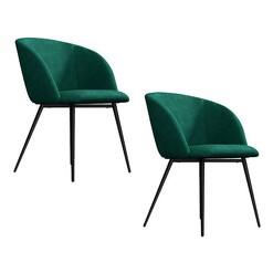 Picture of Kelly Set of 2 Velvet Dining Chairs Assorted E-living