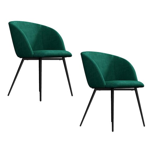 Picture of Kelly Set of 2 Velvet Dining Chairs Assorted E-living