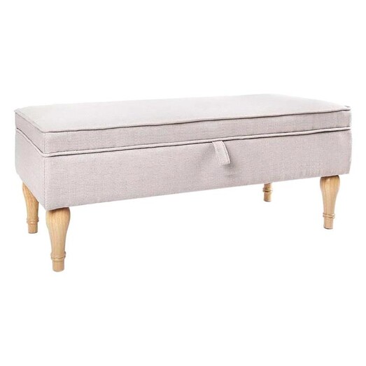 Picture of Kelsier Storage Ottoman, Light Grey Fabric Resort Living Picture of Kelsier Storage Ottoman, Light Grey Fabric Resort Living