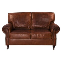 Picture of Kensington 2 Seater Leather Sofa Cigar Alliance Furniture