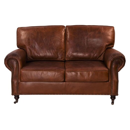 Picture of Kensington 2 Seater Leather Sofa Cigar Alliance Furniture