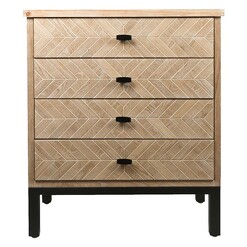Picture of Kensington Chest of Drawers in Brown by Casa Uno