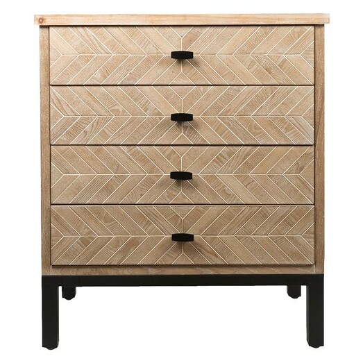 Picture of Kensington Chest of Drawers in Brown by Casa Uno Picture of Kensington Chest of Drawers in Brown by Casa Uno