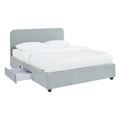 Picture of Kevin Upholstered Bed with 2 Drawers Plywood Assorted E-living