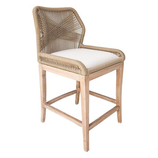 Picture of Key Largo Timber & Metal Bar Stool Mahogany Assorted Abide Interiors