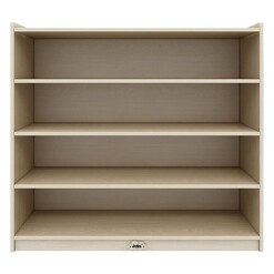 Picture of Kids 4-Tier Bookshelf Plywood Oak Jooyes