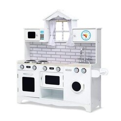 Picture of Kids Kitchen Set Pretend Play Food Sets Childrens Utensils Toys White