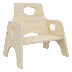 Picture of Kids Stackable Wooden Toddler Chair in Beige by Jooyes