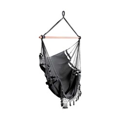 Picture of Kiersten Outdoor Hammock Swing Chair, Grey Fabric Frisse Outdoors