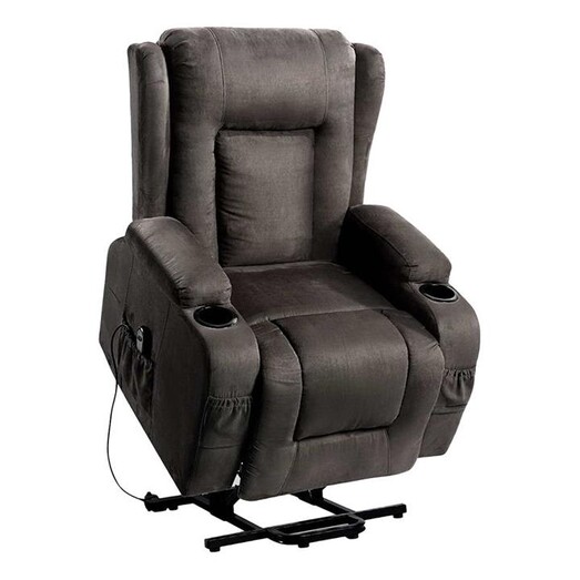 Picture of Kingsley Electric Recliner Fabric Grey Resort Living Picture of Kingsley Electric Recliner Fabric Grey Resort Living