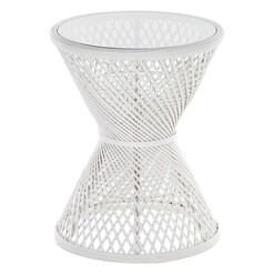 Picture of Kingston Rattan Side Table Offwhite Amalfi