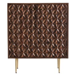 Picture of Kirby 2 Door Cabinet Wood Dark Wood Castle Road Interiors