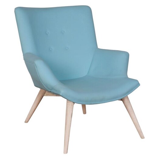 Picture of Kiruna Armchair Wood Blue Hudson Furniture