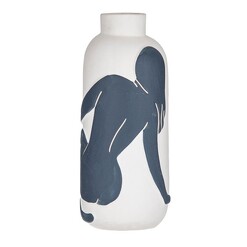 Picture of Kisumu Lady Embossed Vessel in Blue by Amalfi