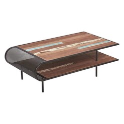 Picture of Kleo Wooden Coffee Table Curve SLH