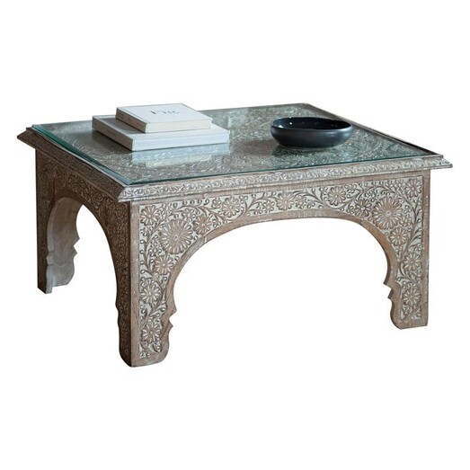 Picture of Kneerz Coffee Table Wood White Castle Road Interiors