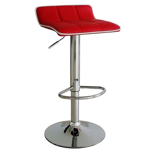 Picture of Kobe Faux Leather Bar Stool Red HOMESTAR