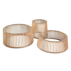 Picture of Kokomo Glass Top Coffee Table in Oak by Dover Mason