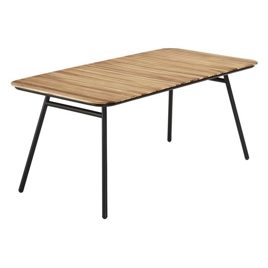 Picture of Kora Timber Dining Table Acacia Black/Natural Vida & Co. Picture of Kora Timber Dining Table Acacia Black/Natural Vida & Co.