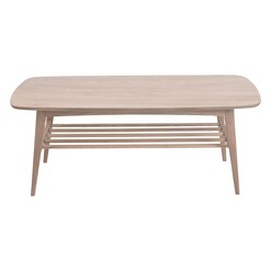 Picture of Korgay Rectangular Scandi Coffee Table MDF Natural/White Iniko