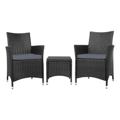 Picture of Kresser 3-Piece Outdoor Lounge Set Plastic Assorted Frisse Outdoors