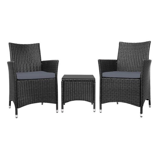 Picture of Kresser 3-Piece Outdoor Lounge Set Plastic Assorted Frisse Outdoors