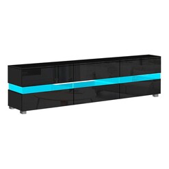 Picture of Kursh LED Entertainment Unit MDF Black Resort Living