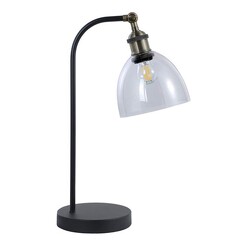 Picture of Kushaj Touch Table Lamp in Black by Lexi Lighting